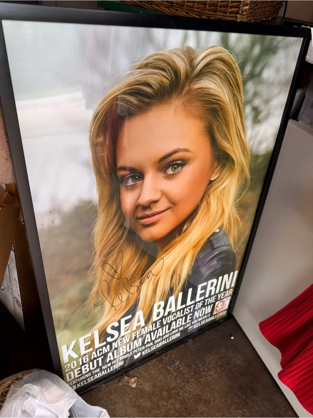 Kelsea Ballerini Signed Promotional Poster - Blonde Portrait
